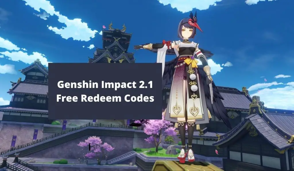Genshin Impact 2.1 Redeem Codes 