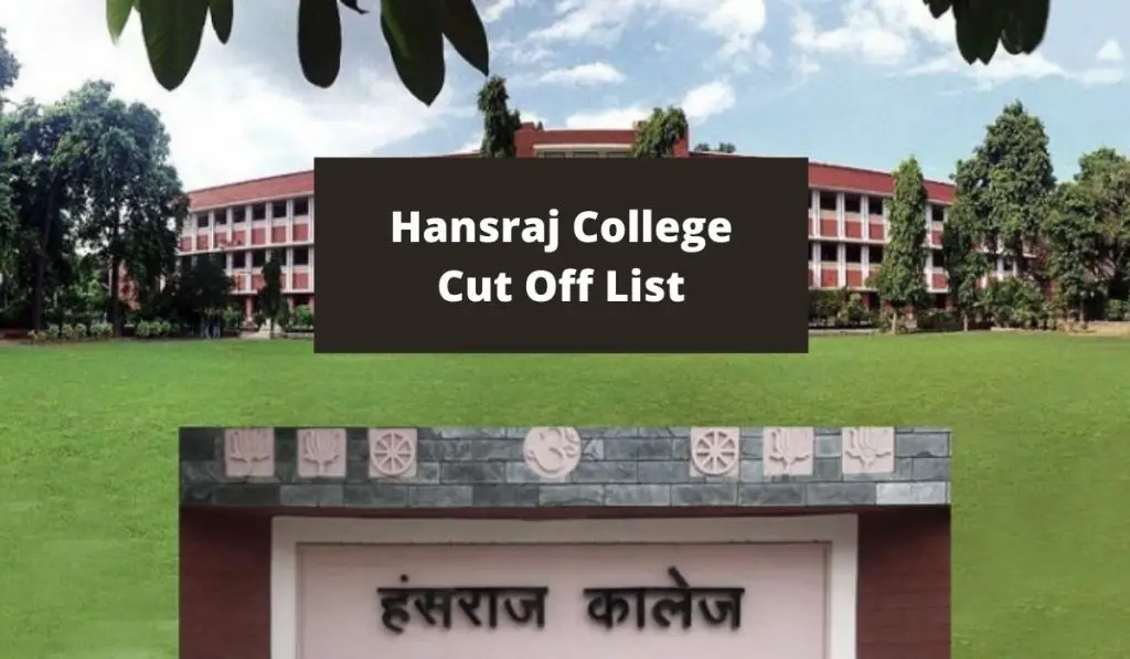 Hansraj College Last Year Cut Off 