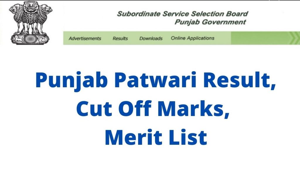 Punjab Patwari Result 2021 