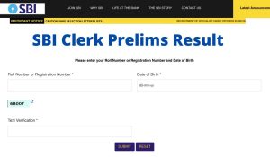 SBI Clerk Prelims Result 2022-23 date Junior Associate Exam CutOff marks at sbi.co.in