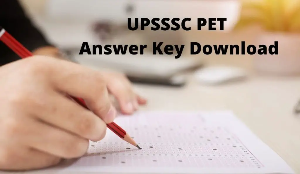 UPSSSC PET Answer Key 