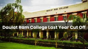 Daulat Ram College Last Year Cut Off