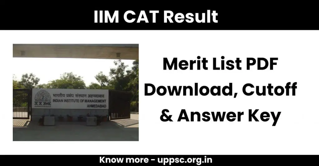 IIM CAT Result 2021