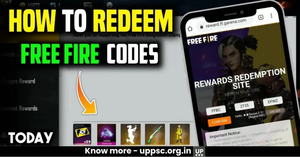 Garena Free Fire Redeem Code