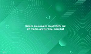Odisha Amin Mains 2023 Cutoff marks, Answer Key, Merit List