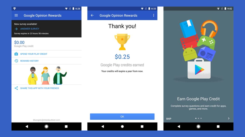 Google Opinion Rewards – Get Free Google Play Redeem Code Today 