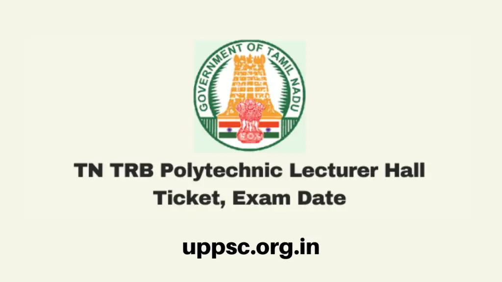 TN TRB Polytechnic Lecturer Exam Date