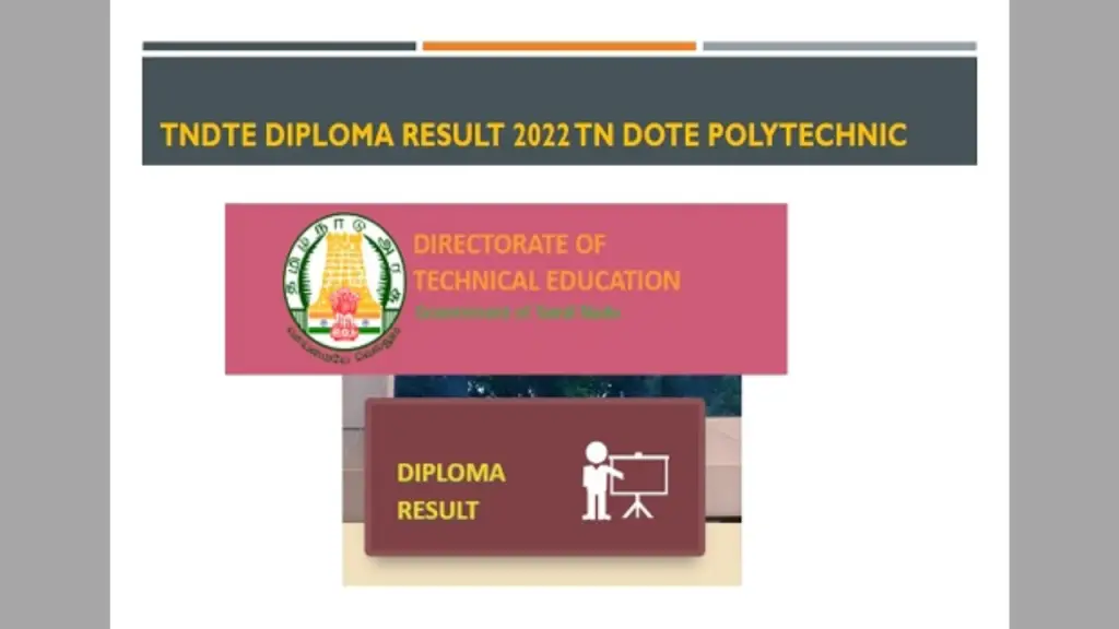 TNDTE Diploma Results