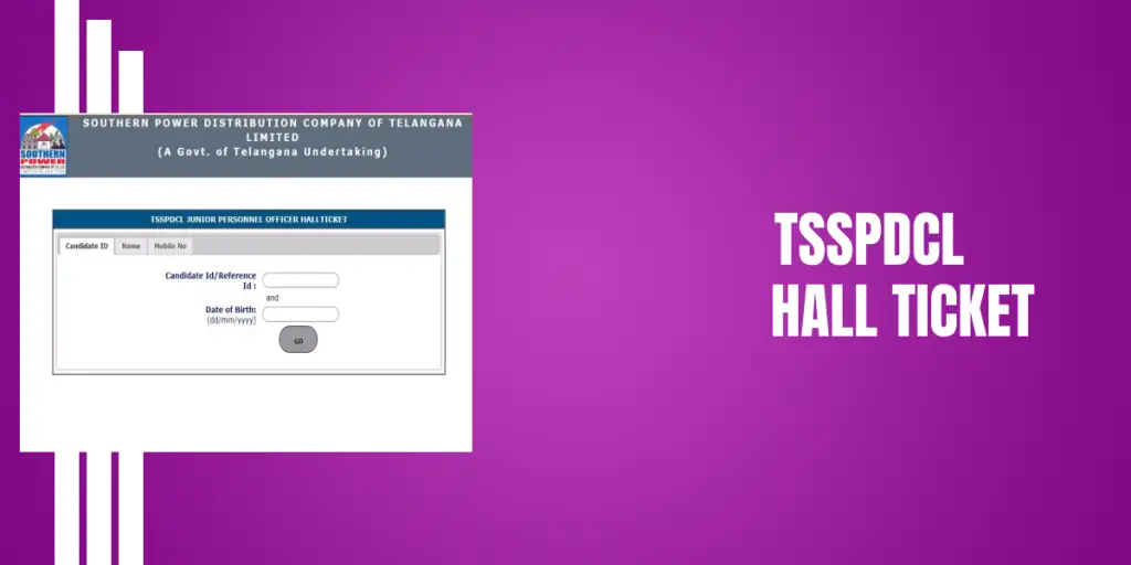 TSSPDCL Hall Ticket