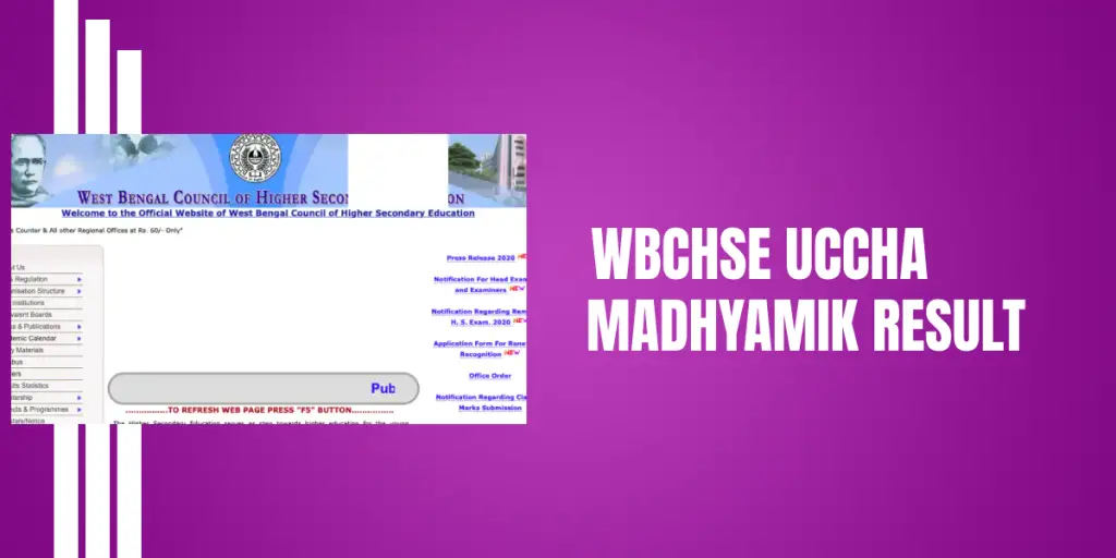 WBCHSE Uccha Madhyamik Result