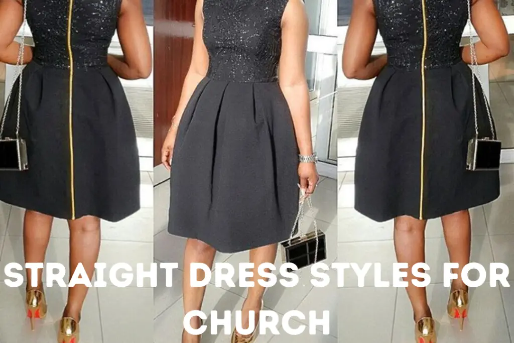 Straight Dress Styles For Church
