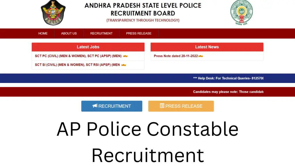 AP Police Constable Recruitment 2022