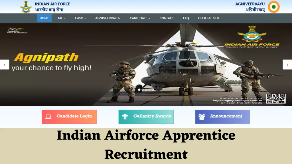 Indian Airforce Apprentice Recruitment 2023