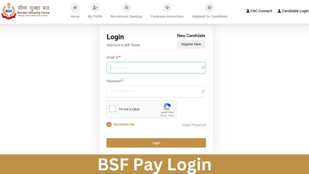 BSF Pay Login