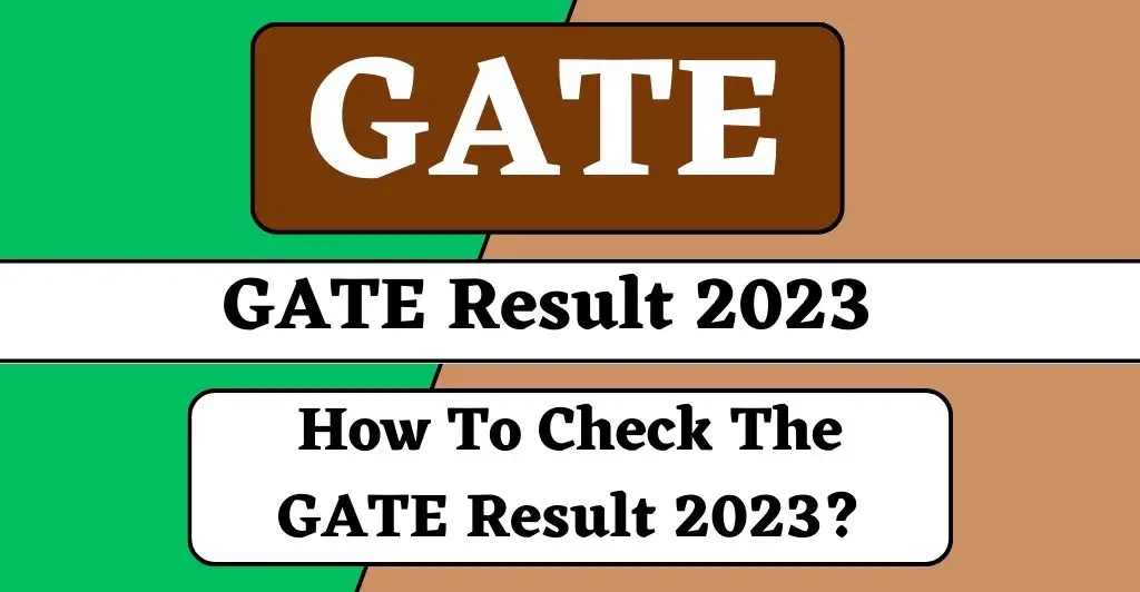 GATE Result 2023