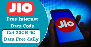 Jio Free Internet Data Code