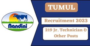 TUMUL Recruitment 2023 Notification Out, 219 Jr. Technician & Other Posts