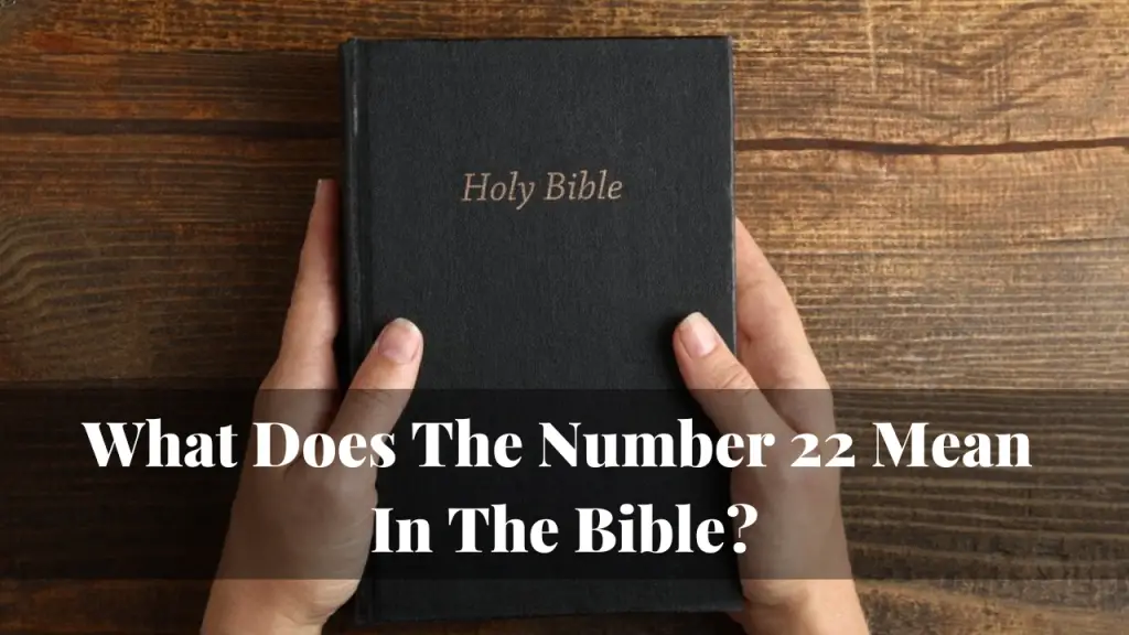 What Does The Number 22 Mean In The Bible