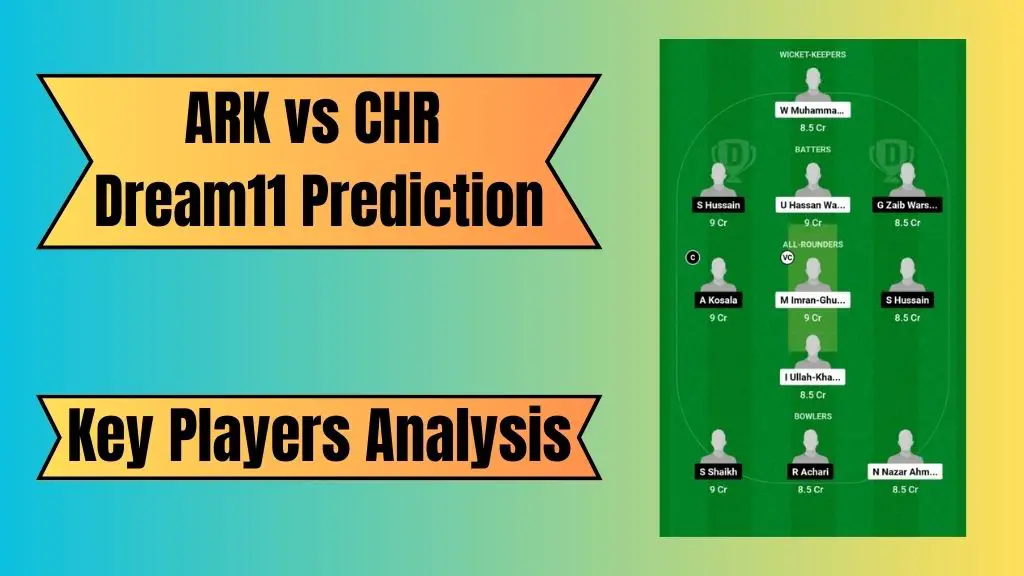 ARK vs CHR Dream11 Prediction