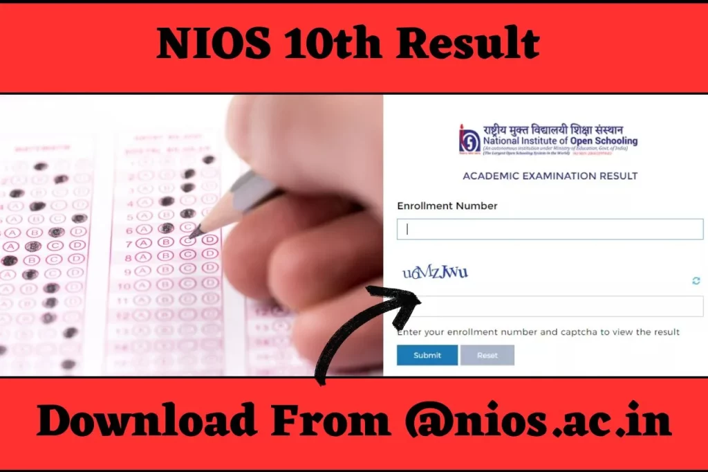 NIOS 10th Result 2023 Date | Download From @nios.ac.in