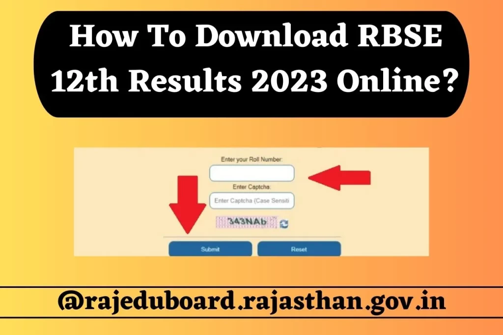 How To Download RBSE 12th Results 2023 Online?